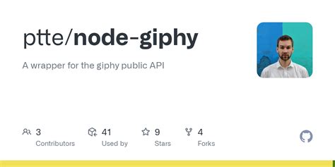Github Ptte Node Giphy A Wrapper For The Giphy Public Api