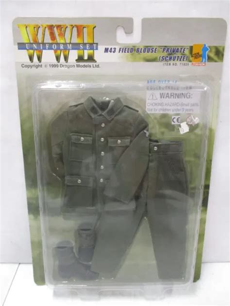 1999 Dragon Models Wwii Uniform Set M43 Field Blouse Private 956