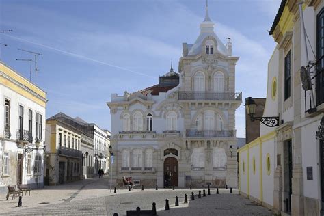 Faro Historic Town Centre Town Hall Algarve Pictures Portugal
