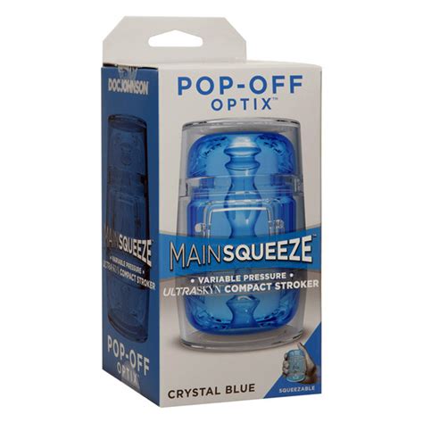 Buy The Main Squeeze Pop Off Optix Crystal Clear Blue Variable Pressure Ultraskyn Compact Male