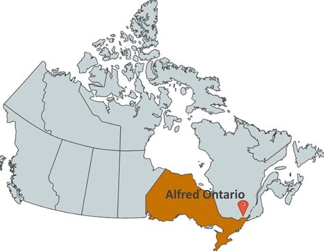 Where Is Alfred Ontario Maptrove