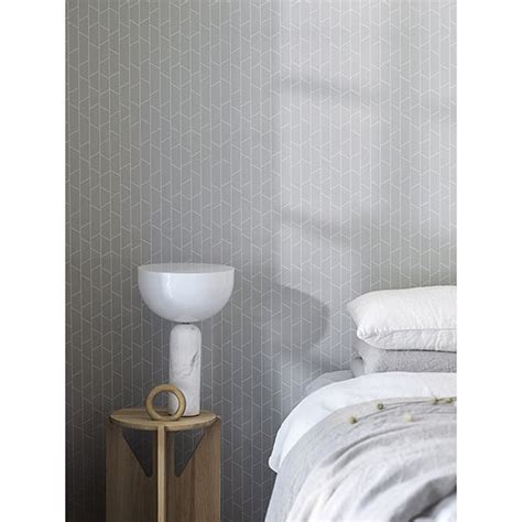 8820 Angle Grey Geometric Wallpaper By Engblad And Co