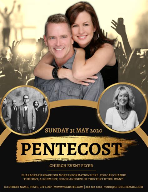 Copy Of Church Pentecost Sunday Event Flyer Template Postermywall