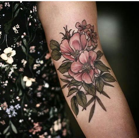 By Alice Carrier Wonderland Tattoos Portland Botanical Tattoo Floral