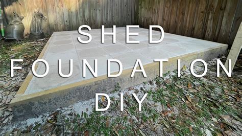 How To Build A Solid Raised Shed Foundation Using Concrete Pavers Diy