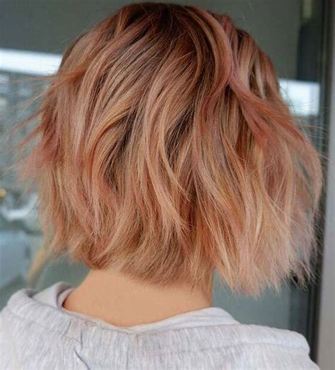 The Best Short Haircuts For Every Texture Strawberry Blonde Hair My