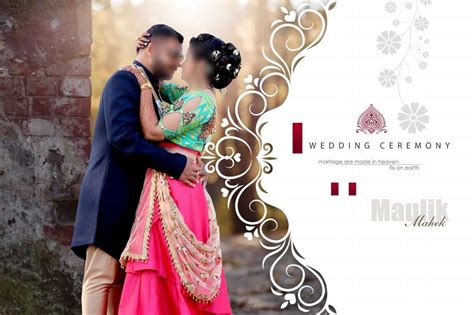 Wedding Album Cover Page Design Psd Free Download