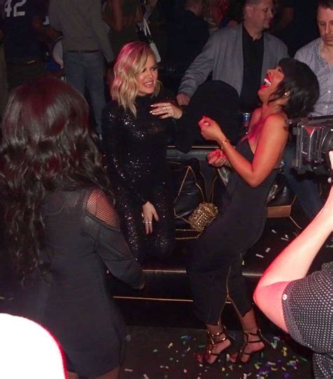 Khloe Kardashian Gets Lap Dances From Friends As She Parties In Curve