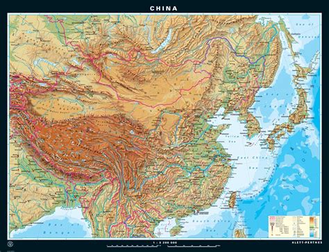 Mapa Fisico De China