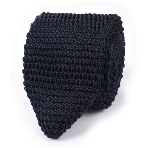 Oxford Navy Blue Pointed Knitted Tie Knit Ties Knits Otaa