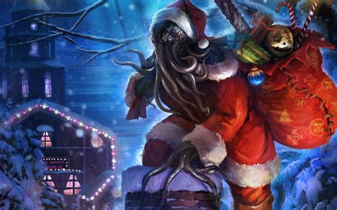 Cthulhu Claus Wallpapers And Images Wallpapers Pictures