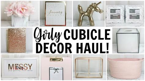 Girly Cubicle And Office Decor Haul Homegoods Tj Maxx