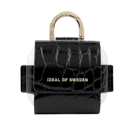 Ideal Of Sweden Flo Airpods Bag 3 Gen Black Croco