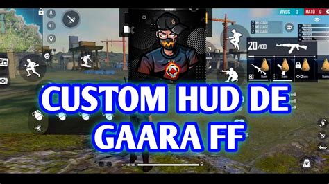 Custom Hud De Gaara Ff 👽el Mejor Hud A 5 Dedos BrasileÑo Hud Do Gaara
