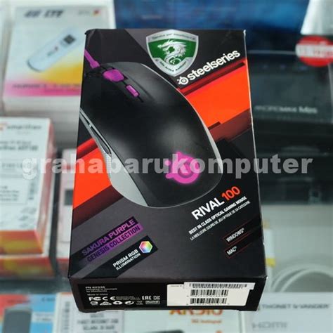 Jual Steelseries Rival 100 Sakura Purple 4000dpi Gaming Mouse Di Lapak