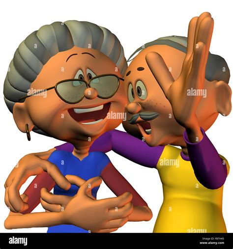 Grandma And Grandpa Can Laugh Stock Photo Alamy