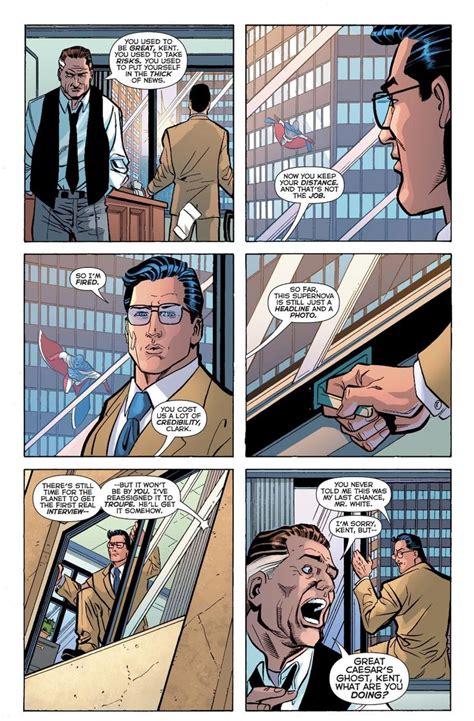 Comic Excerpt Clark Kent Gets Fired Then Promptly Jumps Out Of A