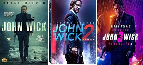John Wick Trilogy One Two Three DVD Set WS Keanu Reeves NEW Walmart Com