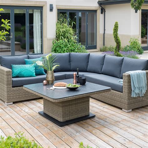 These systems are available with capabilities ranging. Aya Outdoor Round Corner Sofa Set With Adjustable Height ...