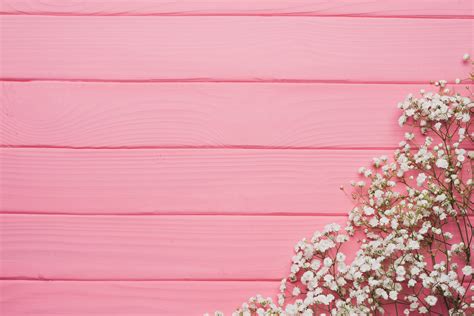 √ Pastel Pink Flowers Background