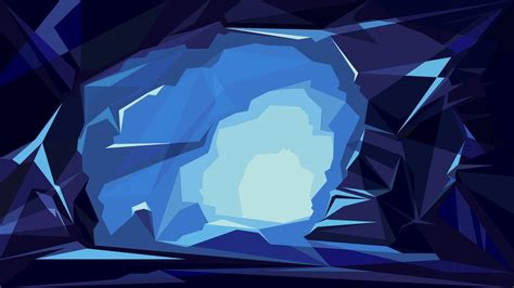 Ice Cave Background 2422419 Vector Art At Vecteezy