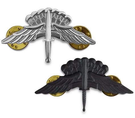 Military Free Fall Parachute Halo Wings Badge Military Depot