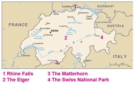 Where Is The Matterhorn In Switzerland Map Islands With Names