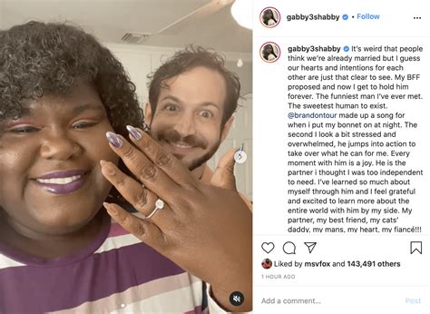 History Obsessed Gabourey Sidibe Shares Photo Of Fiancés Nude Proposal
