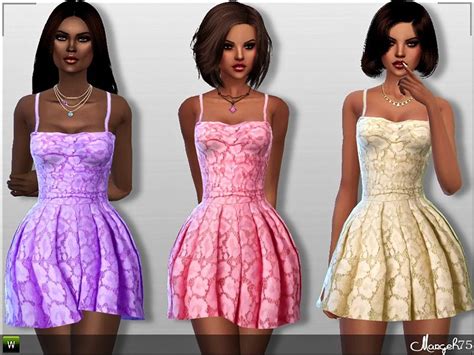 Margeh 75s S4 Promises Dress Dresses Beautiful Lace Dresses Sims 4