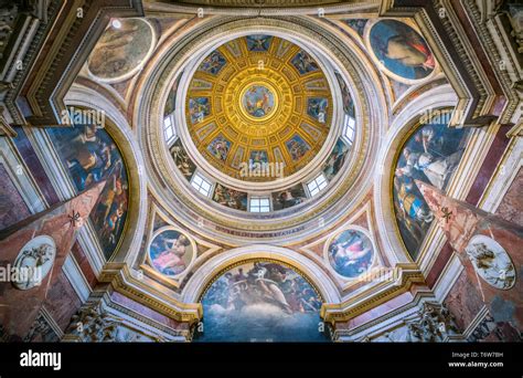 The Beautiful Cappella Chigi Designed By Raffaello In The Basilica Of