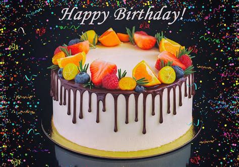 Happy Birthday Card With Cake Happy Birthday Wishes Cake Happy