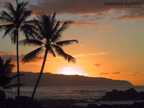 Hawaii Beach Sunset Wallpaper Widescreen Hawaii Beach