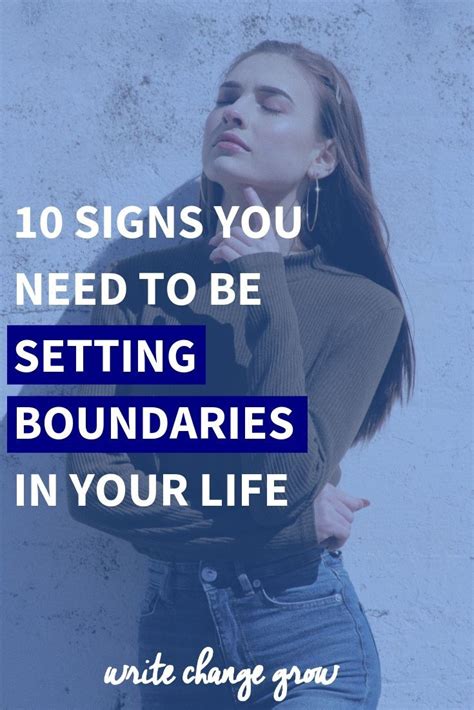 10 Signs You Need To Be Setting Boundaries In Your Life Setting Boundaries Personal