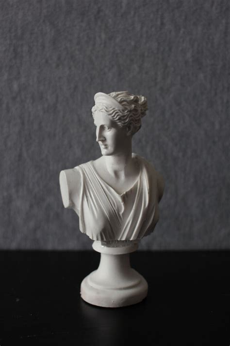Artemis Diana Bust Greek Goddess Ancient Sculpture Art Collectibles