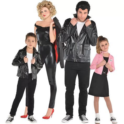 Adult 50s Poodle Skirt And 50s Greaser Couples Costumes Party City