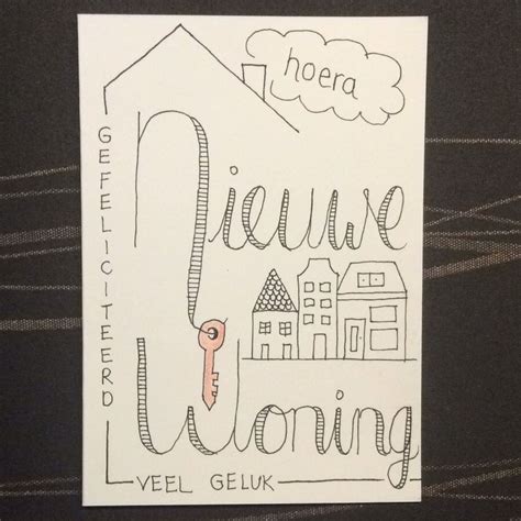 Nieuwe Woning Verhuiskaart Handlettering Verhuis Kaart Kaarten My Xxx