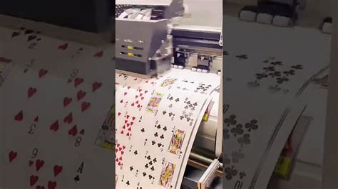 Playing Card Printer Machine Youtube