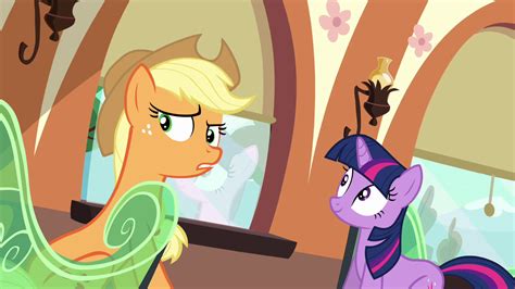 Image Applejack Hears Spikes Stomach Growling S03e11png My Little