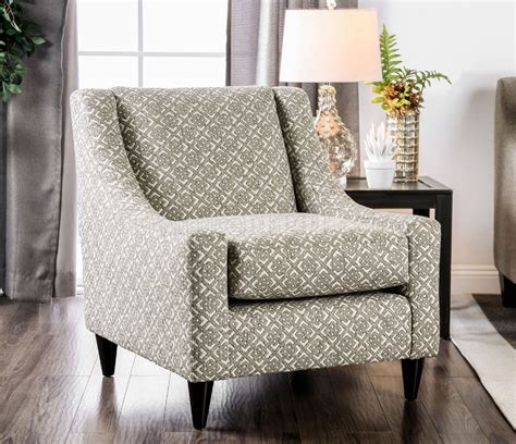 Dorset Set Of 2 Accent Chairs Sm8564 Ch Sq In Patterned Fabric