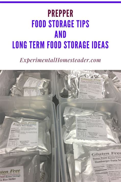 Prepper Food Storage Tips And Long Term Food Storage Ideas In 2022