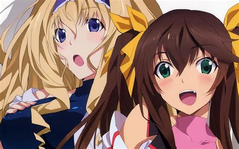 Alcott Cecilia And Huang Lil Yin Cute Pretty Anime Infinite Stratos