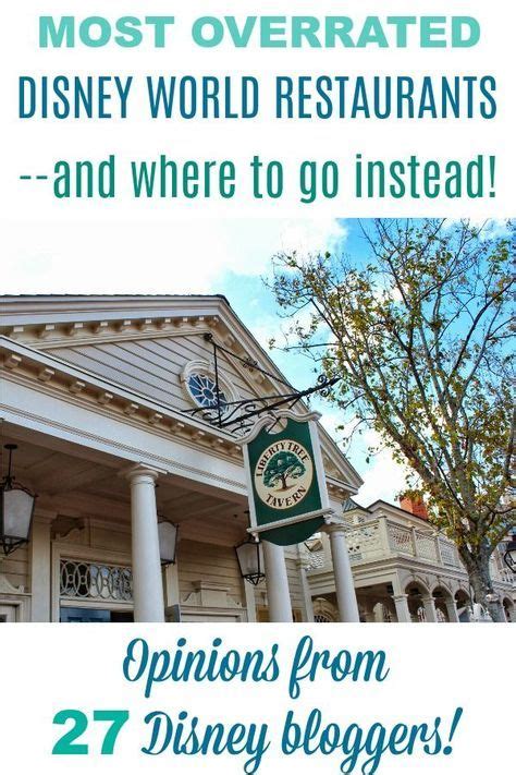 Walt Disney World vacation planning == Where are the best places to eat