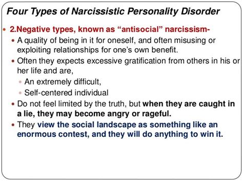 the four types of narcissist how to