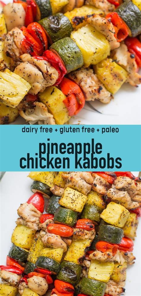 April 13, 2020 by monika last updated february 4, 2021 20 this leftover chicken pineapple salad recipe was inspired by coronation chicken, which. Pineapple Chicken Kabobs | Recipe | Pineapple chicken ...
