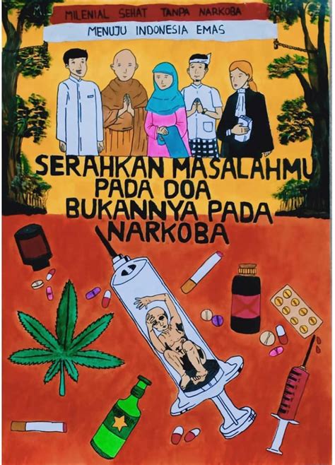 Contoh Poster Anti Narkoba Data Dikdasmen