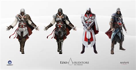 The Progression Of Ezio S Outfits Assassins Creed Cosplay