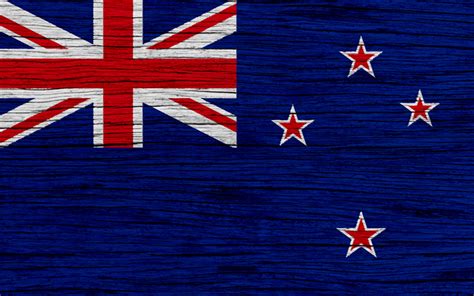 Descargar Fondos De Pantalla Bandera De Nueva Zelanda 4k Oceanía La