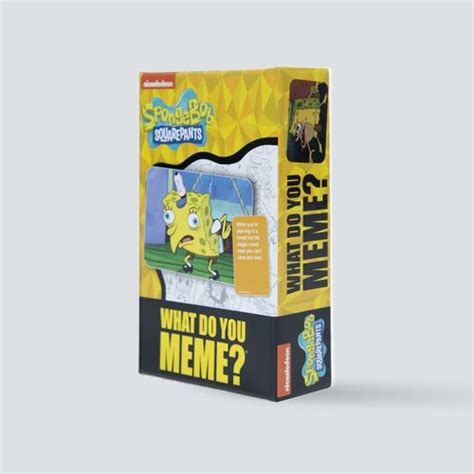 What Do You Meme Spongebob Squarepants Board Game