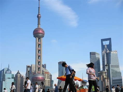 Shanghai China Asia Landmark Tower Chinese River Pearl Tourism
