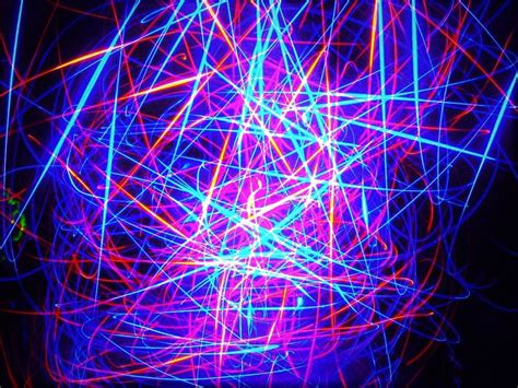Blue And Red Led Light Abstract Colorful Neon Blue Pink Cyan